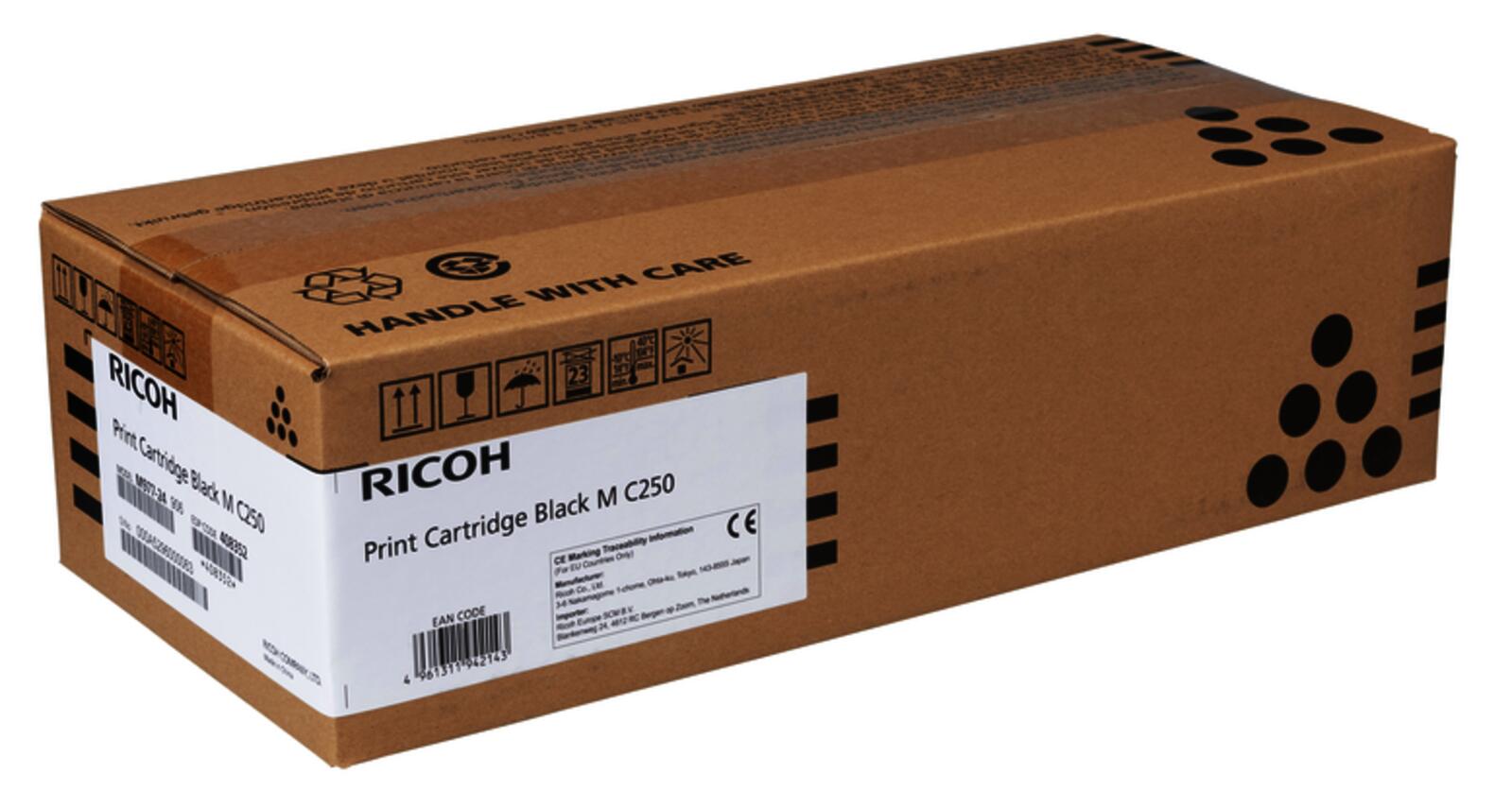Ricoh Original Toner M C250 - schwarz (408352) Ricoh Original Toner M C250 - schwarz (408352)